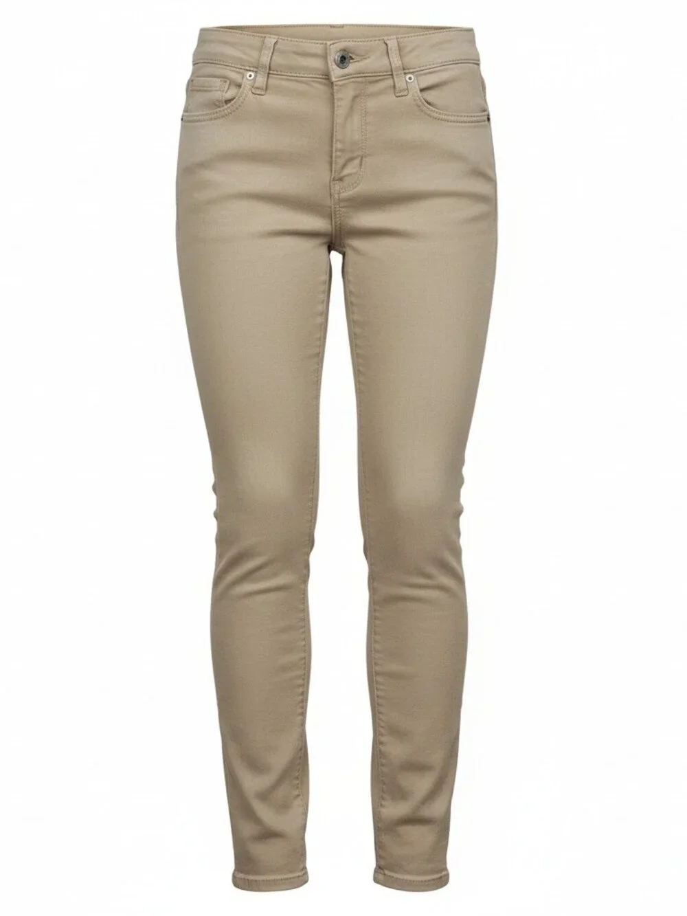 JORDACHE Tan Stretch Brushed Cotton Skinny Jeans Girls Size 7 Adjustable Waist